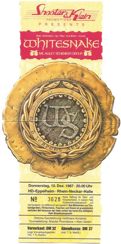 Whitesnake concert 1987 - whitesnake,