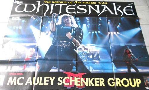 Whitesnake 1987 tour - tour, orig