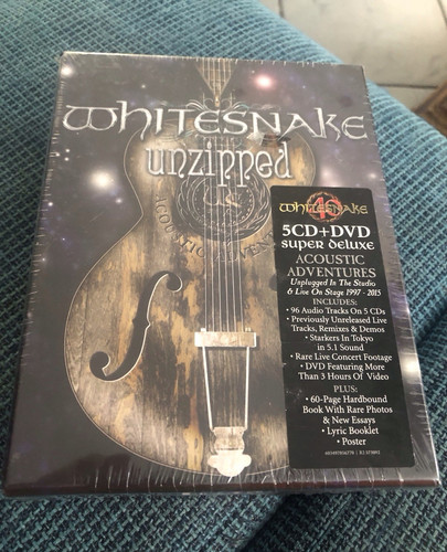 Whitesnake unzipped 5cd dvd - whitesnake,