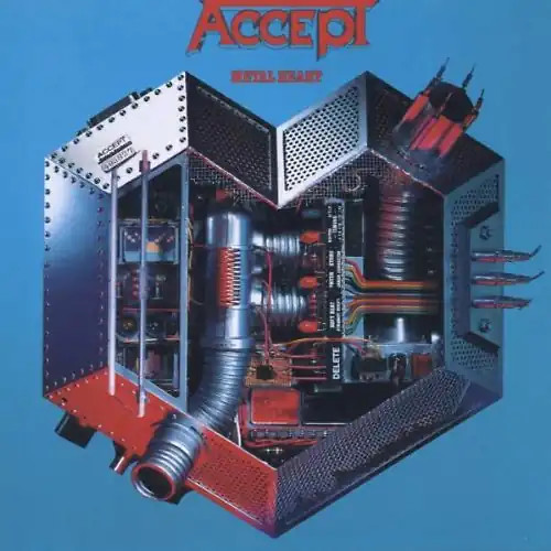 Accept metal heart - accept,