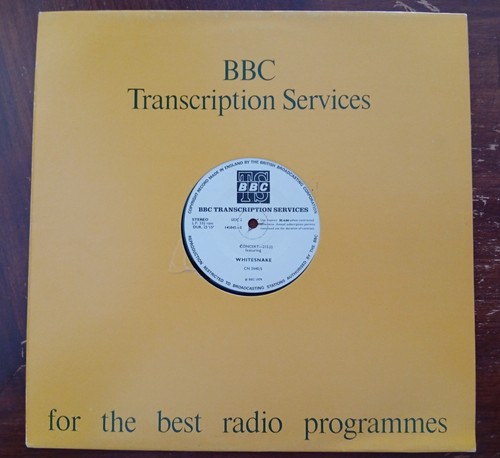 Whitesnake bbc transcription - bbc,