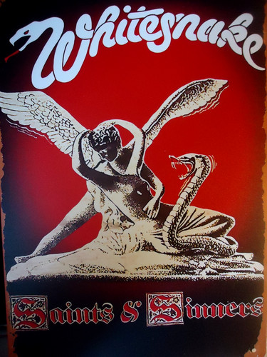 Whitesnake retro blechschild - ,